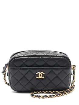 CHANEL Pre-Owned: Чёрная сумка 