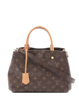 Louis Vuitton Pre-Owned: Коричневая сумка 
