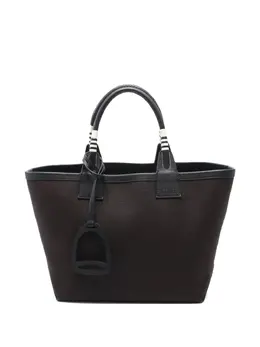Hermès Pre-Owned: Коричневая сумка-шоппер 