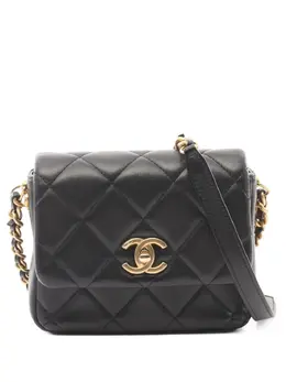 CHANEL Pre-Owned: Чёрная сумка 