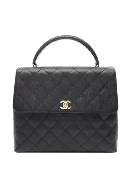 CHANEL Pre-Owned: Чёрная сумка 