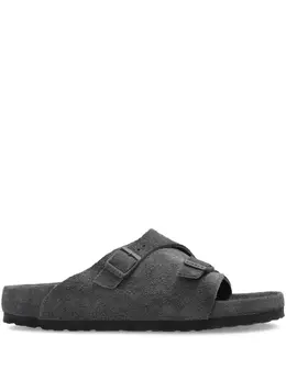 Birkenstock: Тёмные сандалии 