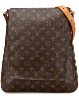 Louis Vuitton Pre-Owned: Коричневая сумка через плечо 