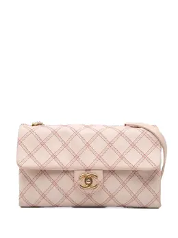 CHANEL Pre-Owned: Коричневая сумка через плечо 