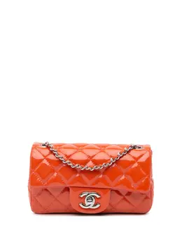 CHANEL Pre-Owned: Оранжевая сумка через плечо 