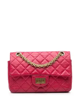 CHANEL Pre-Owned: Серебристая сумка через плечо 