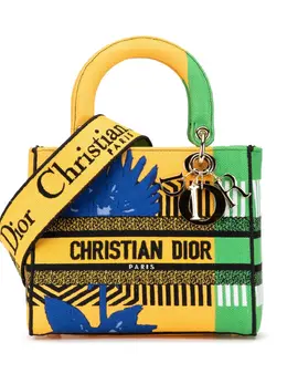 Christian Dior Pre-Owned: Сумка с цветочным принтом 
