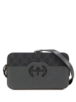 Gucci Pre-Owned: Серая сумка через плечо 