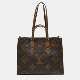 Louis Vuitton: Коричневая сумка 