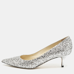 Jimmy Choo: Серебристые туфли 