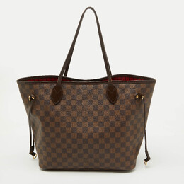 Louis Vuitton: Коричневая сумка  Neverfull MM