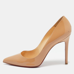 Christian Louboutin: Бежевые туфли  Pigalle
