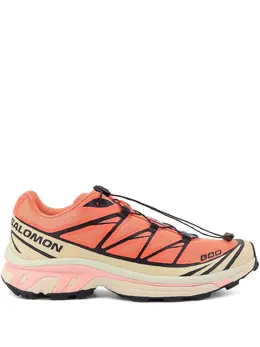 Salomon: Оранжевые кроссовки 