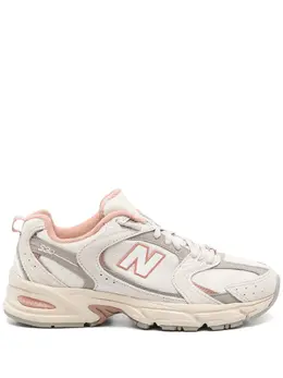 New Balance: Бежевые кроссовки  530