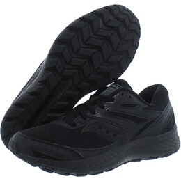 Saucony: Чёрные кроссовки 