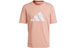 Adidas: Розовая футболка 