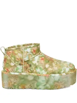 UGG: Зелёные ботинки  Ultra Mini