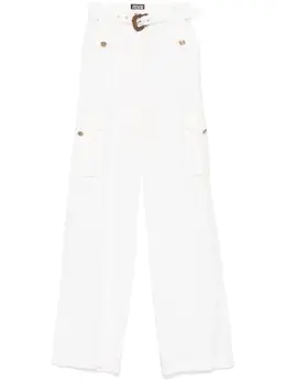 Versace Jeans Couture: Белые брюки 