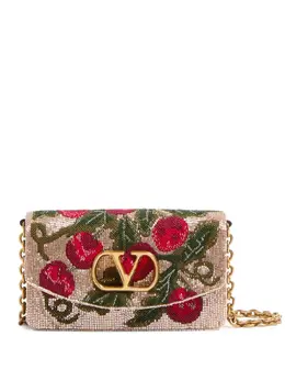 Valentino Garavani: Бежевая сумка 
