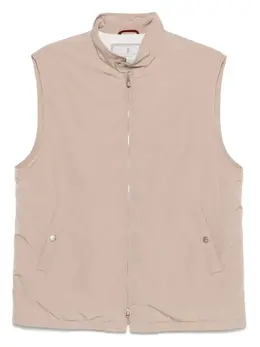 Brunello Cucinelli: Бежевый жилет 