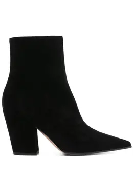 Gianvito Rossi: Чёрные ботинки 