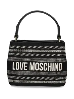 Love Moschino: Чёрная сумка-шоппер 