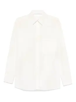 MM6 Maison Margiela: Рубашка с воротником 