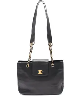 CHANEL Pre-Owned: Чёрная сумка 