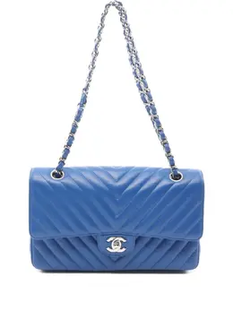 CHANEL Pre-Owned: Голубая сумка 