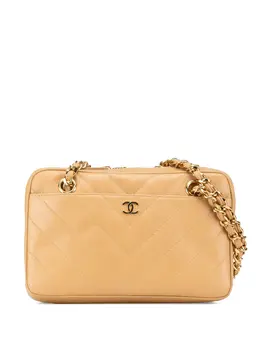 CHANEL Pre-Owned: Коричневая сумка 