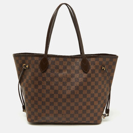 Louis Vuitton: Коричневая сумка  Neverfull MM