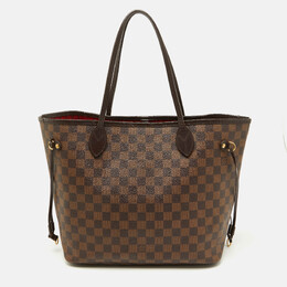 Louis Vuitton: Коричневая сумка  Neverfull MM