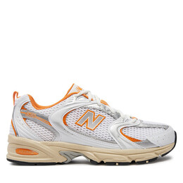 New Balance: Белые кроссовки 
