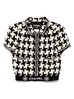 CHANEL Pre-Owned: Чёрная куртка 