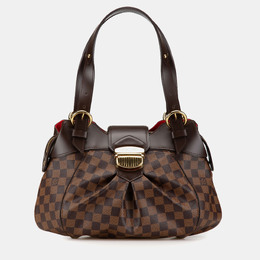Louis Vuitton: Коричневая сумка 