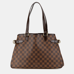 Louis Vuitton: Коричневая сумка-шоппер 