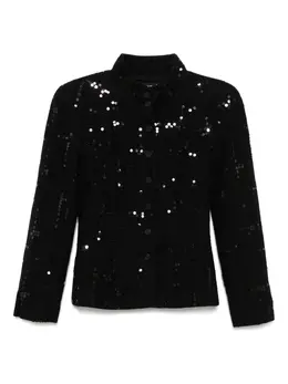 CHANEL Pre-Owned: Чёрная куртка 
