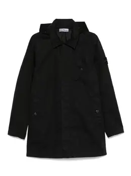 Stone Island: Чёрная куртка  Compass