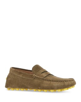 Tod's: Зелёные туфли  Gommino