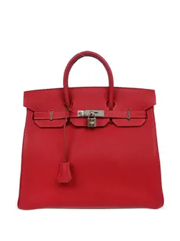 Hermès Pre-Owned: Серебристая сумка 
