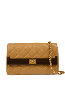 CHANEL Pre-Owned: Бежевая сумка 