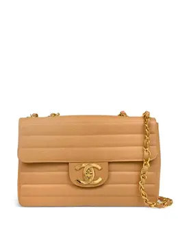 CHANEL Pre-Owned: Бежевая сумка 