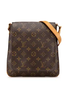 Louis Vuitton Pre-Owned: Коричневая сумка через плечо 