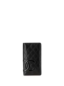 CHANEL Pre-Owned: Чёрный кошелёк 