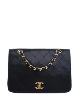 CHANEL Pre-Owned: Чёрная сумка через плечо 