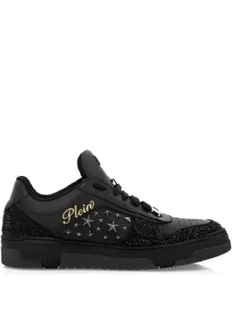 Philipp Plein: Чёрные кроссовки 