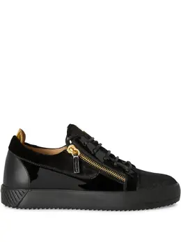 Giuseppe Zanotti: Чёрные кроссовки  Frankie