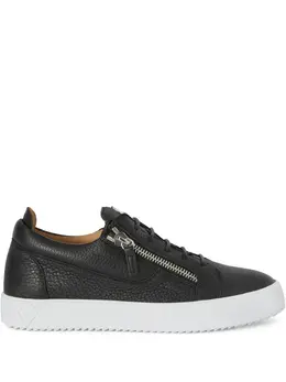 Giuseppe Zanotti: Чёрные кроссовки  Frankie
