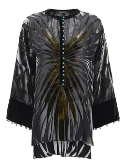 Roberto Cavalli: Прозрачная блуза 