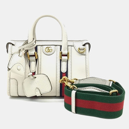 Gucci: Белая сумка-шоппер 